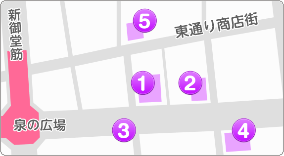 [MAP]梅田各待ち合わせ場所